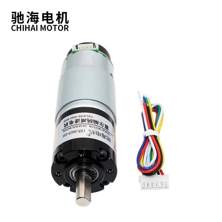 Dc24v 12v 60kg.cm 120rpm 36mm Planetary Gear Motor With Encoder