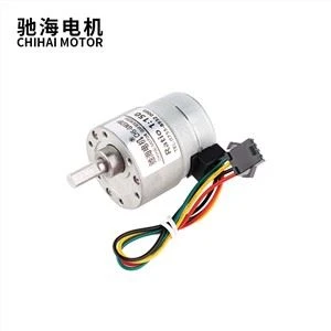 37 mm DC 12 V 2 фаза 30 ома мини стъпков двигател с редуктор